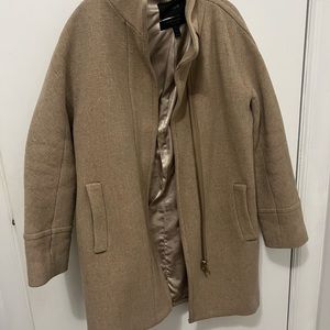 J Crew stadium-cloth wool pea coat
